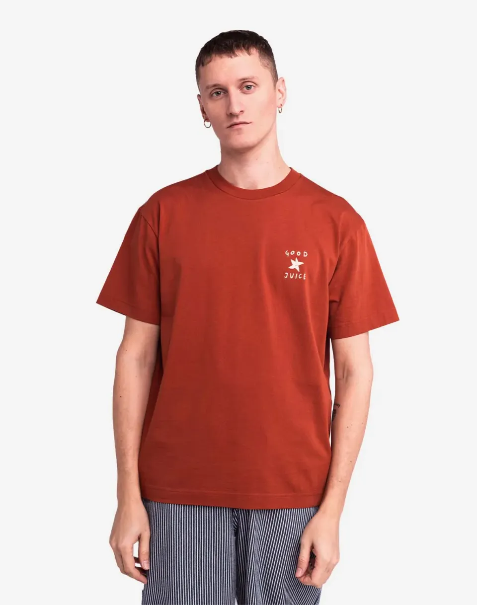 OLOW Flavour t-shirt ample rouille coton bio 200g