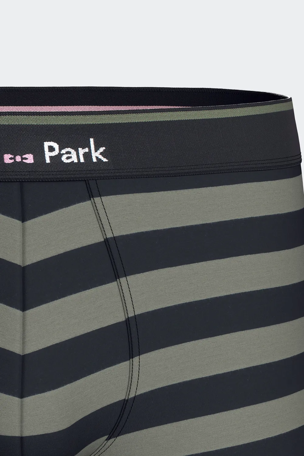 Eden Park lot 2 boxers coton marine kaki homme