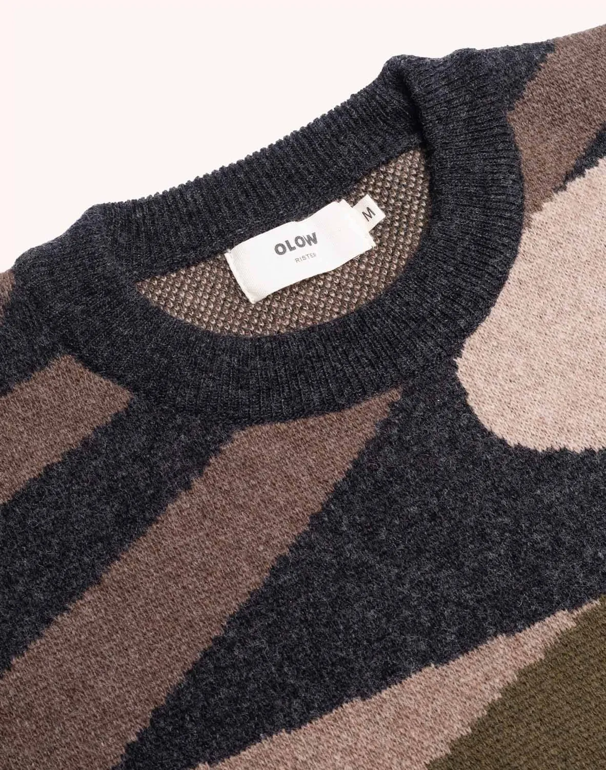 OLOW Pinhal pull laine mérinos multicolore