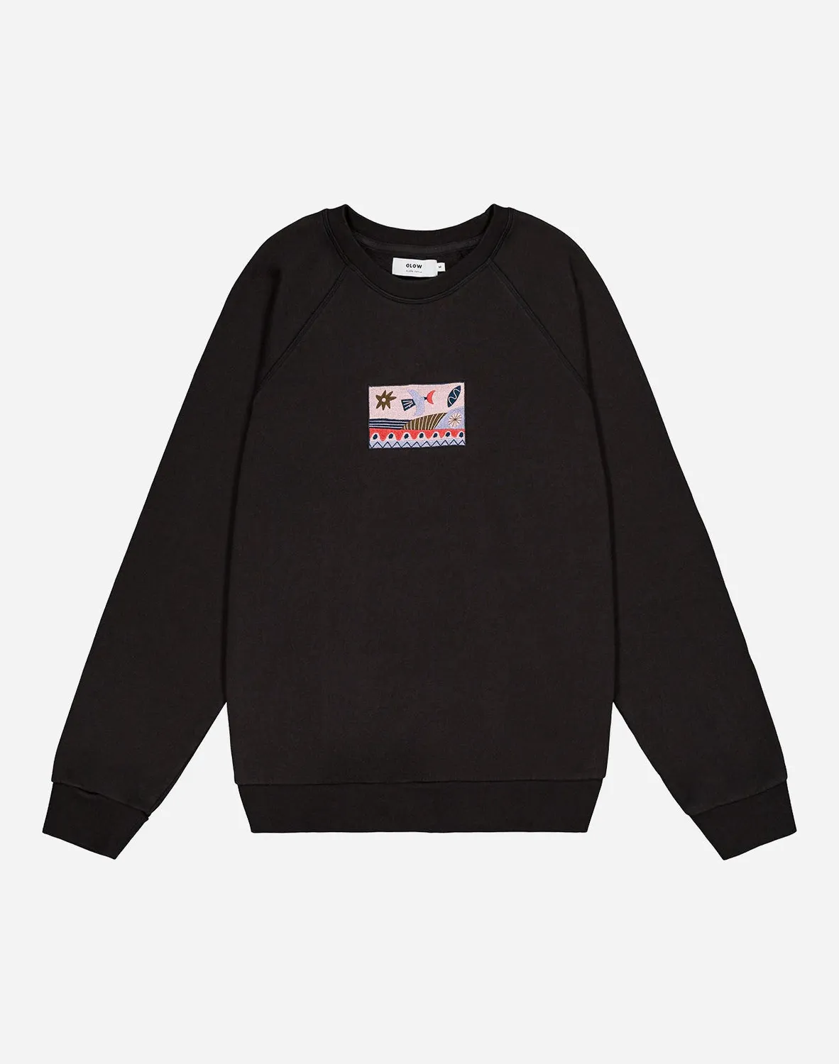 OLOW Seascape sweat noir carbone coton bio