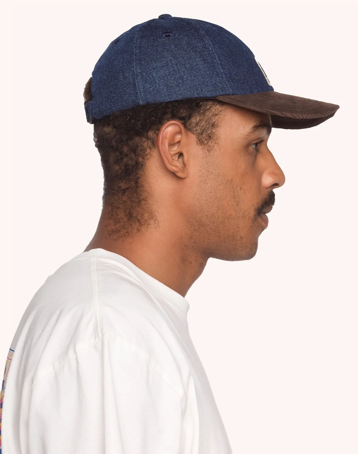 Olow Stanton casquette six panel bleu marron TU