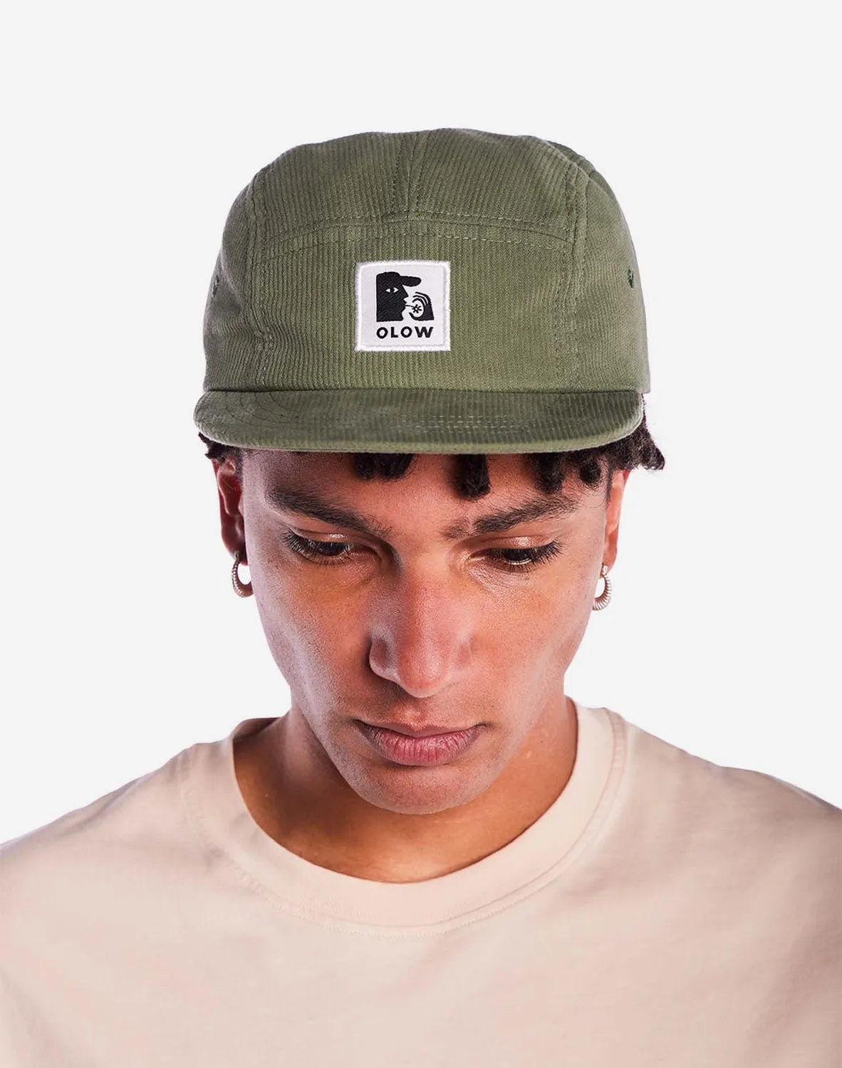 OLOW Rocklin casquette vert olive coton tisse