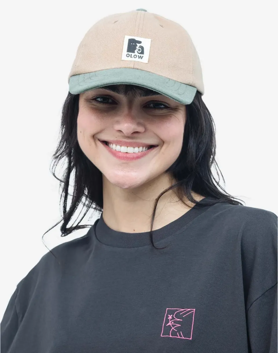 OLOW Six Panel Stanton casquette sable coton bio