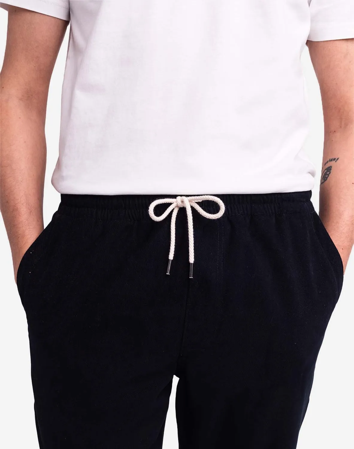 OLOW Hatha pantalon bleu marine coton bio 430g