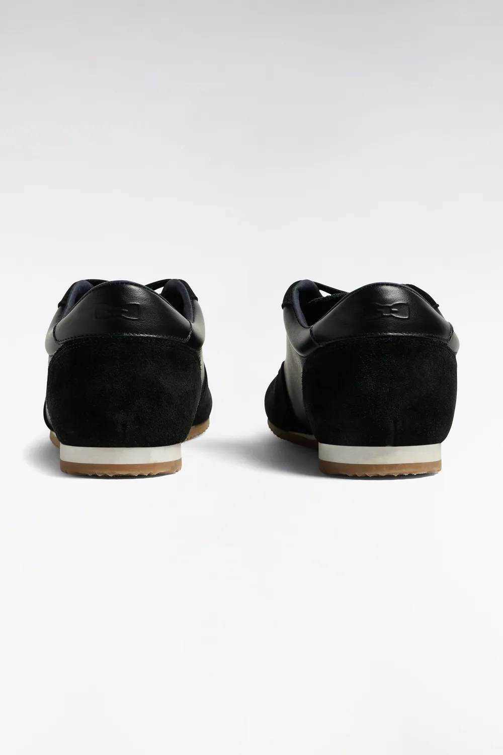 Eden Park Club baskets basses cuir noir femme