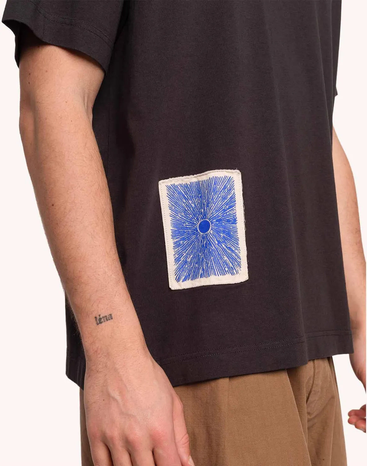 OLOW Winter Sun t-shirt noir carbone coton bio