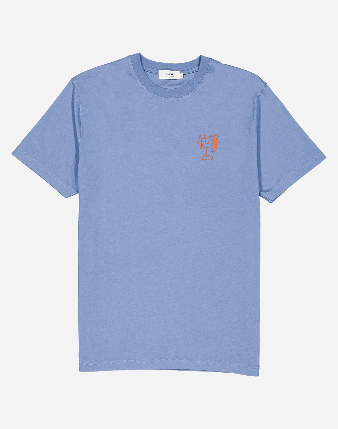 Olow Ivresse t-shirt crème coton bio broderie