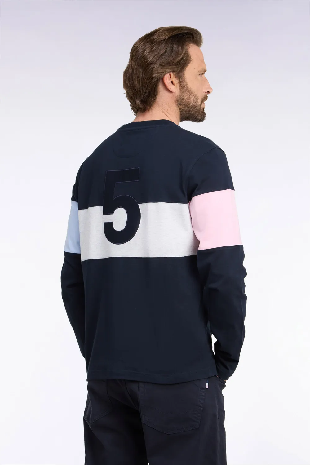 Eden Park Show Bizz t-shirt manches longues marine
