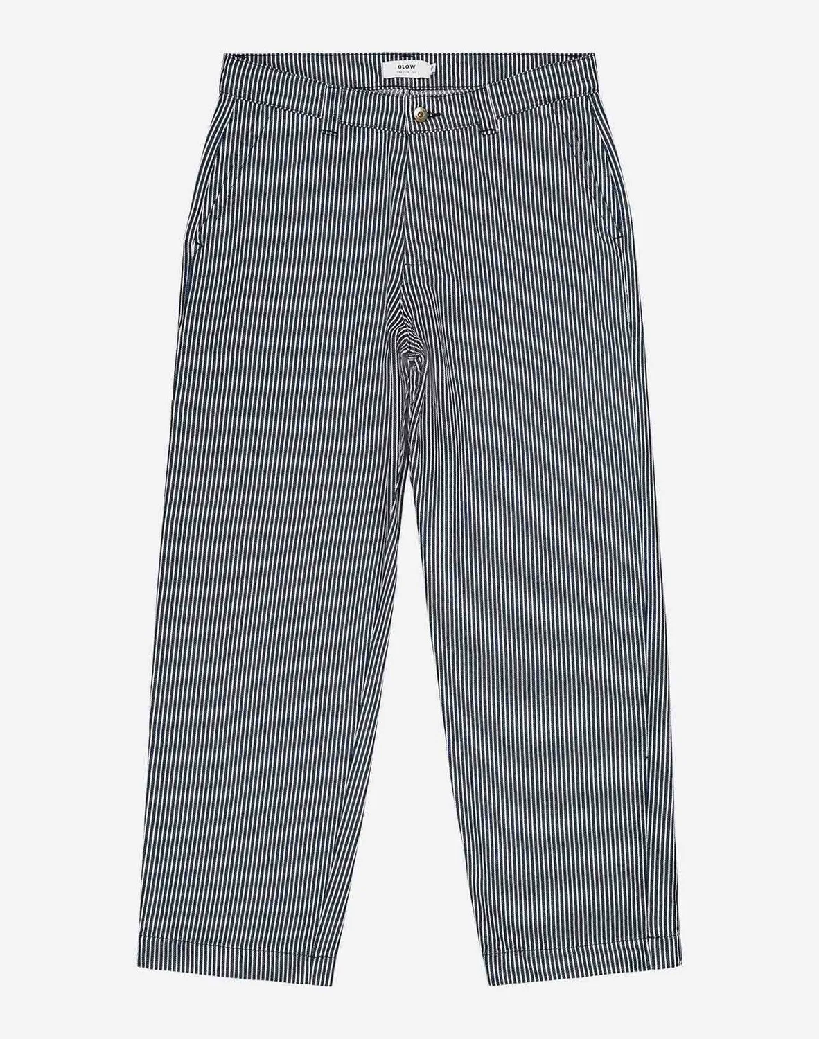 OLOW Chuck pantalon workwear denim rayé robuste