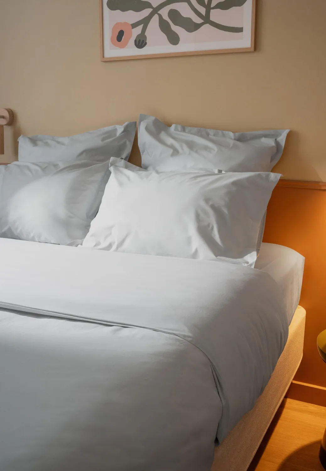 Loom housse de couette percale coton 240x220 terracotta