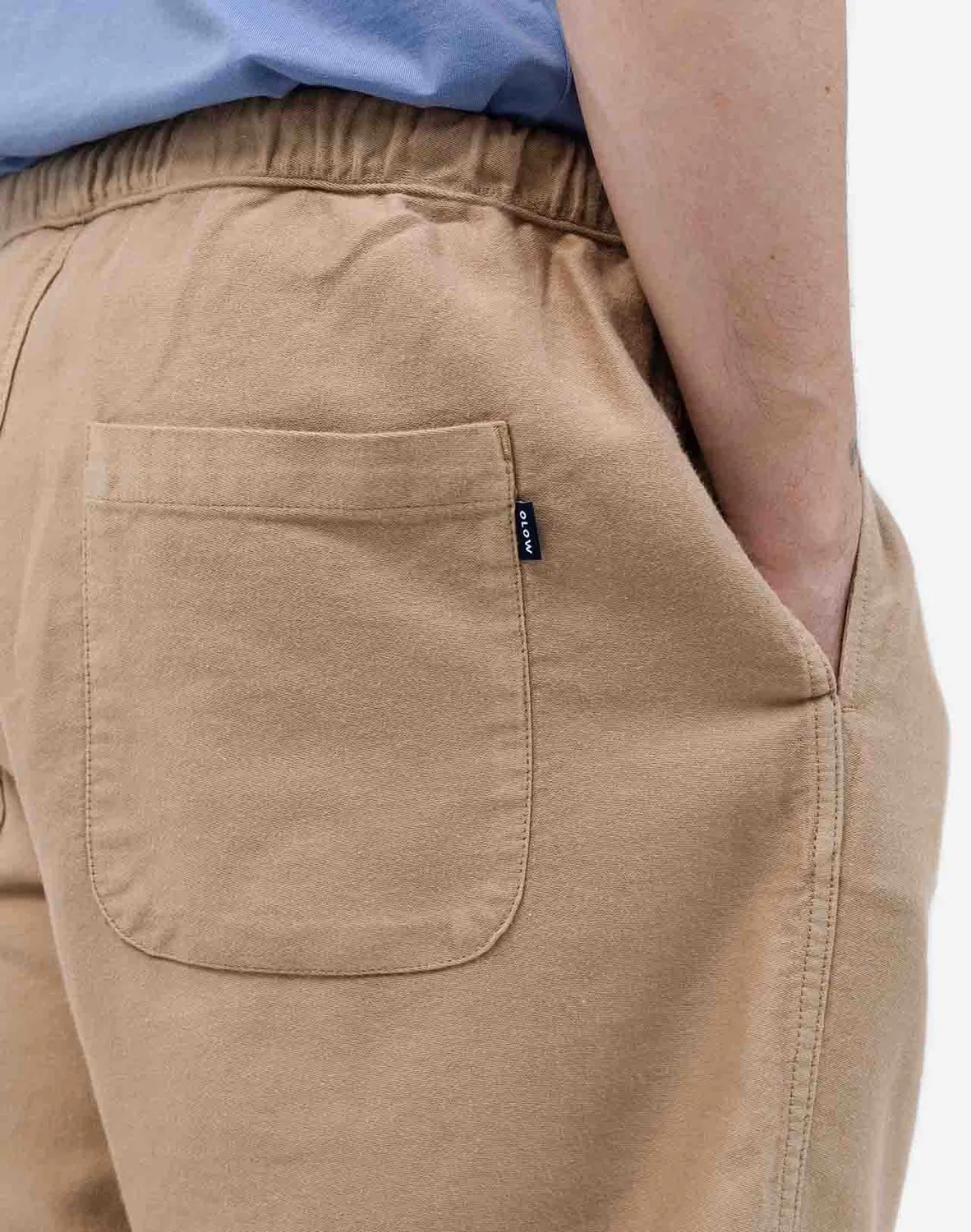 OLOW Bruce pantalon sable large coton