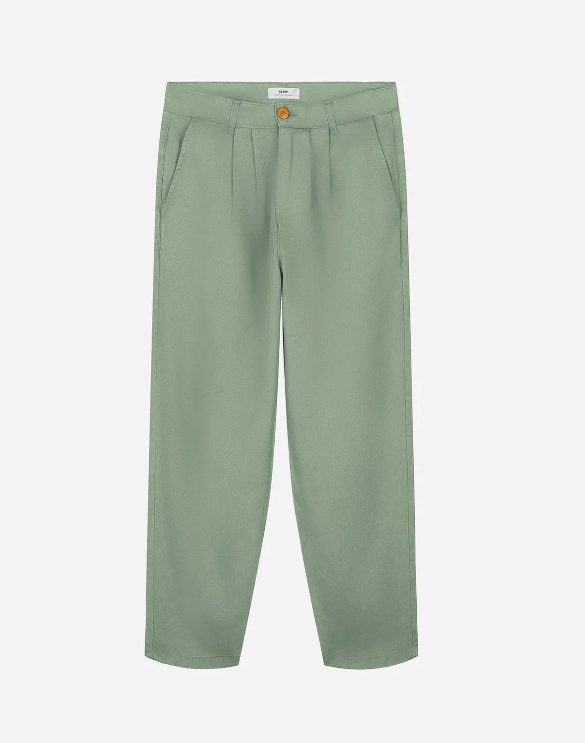 OLOW Swing pantalon vert sauge tencel fuselé