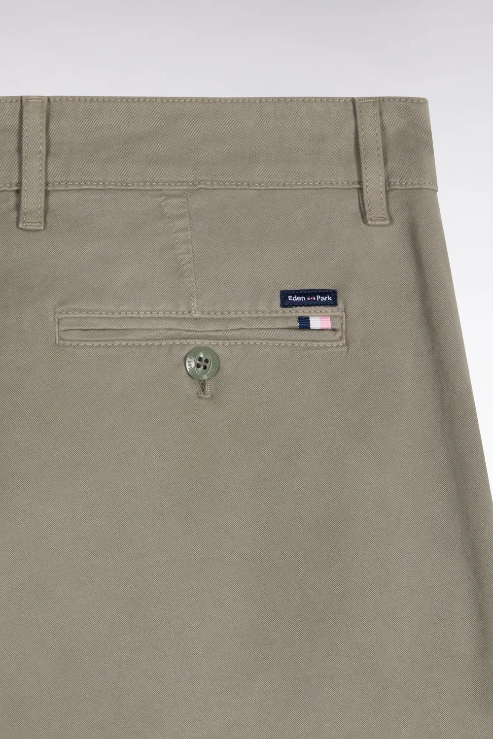 Eden Park Legend Rugby chino kaki clair gabardine stretch