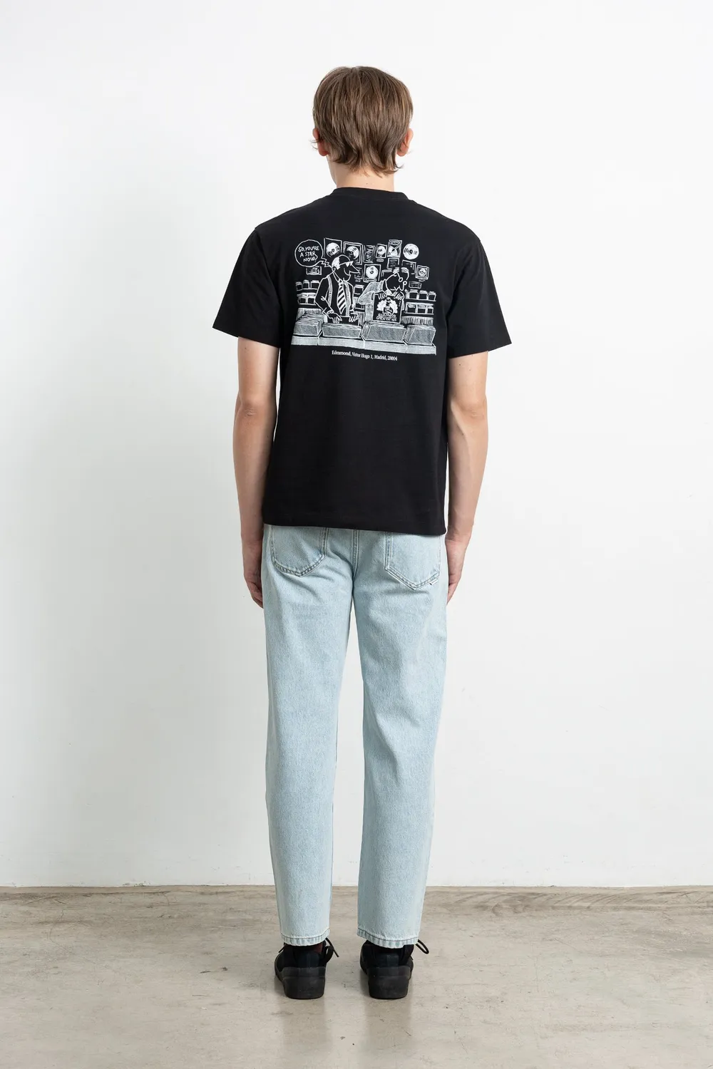 Edmmond Studios Vinilos Madrid t-shirt noir imprimé