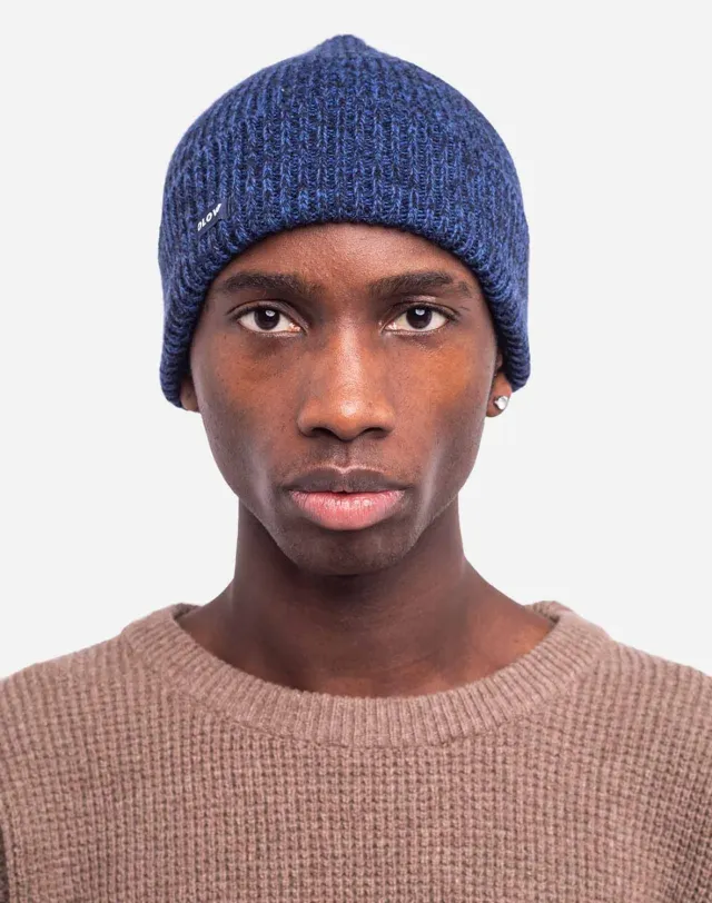 OLOW Odyssée bonnet bleu chiné laine