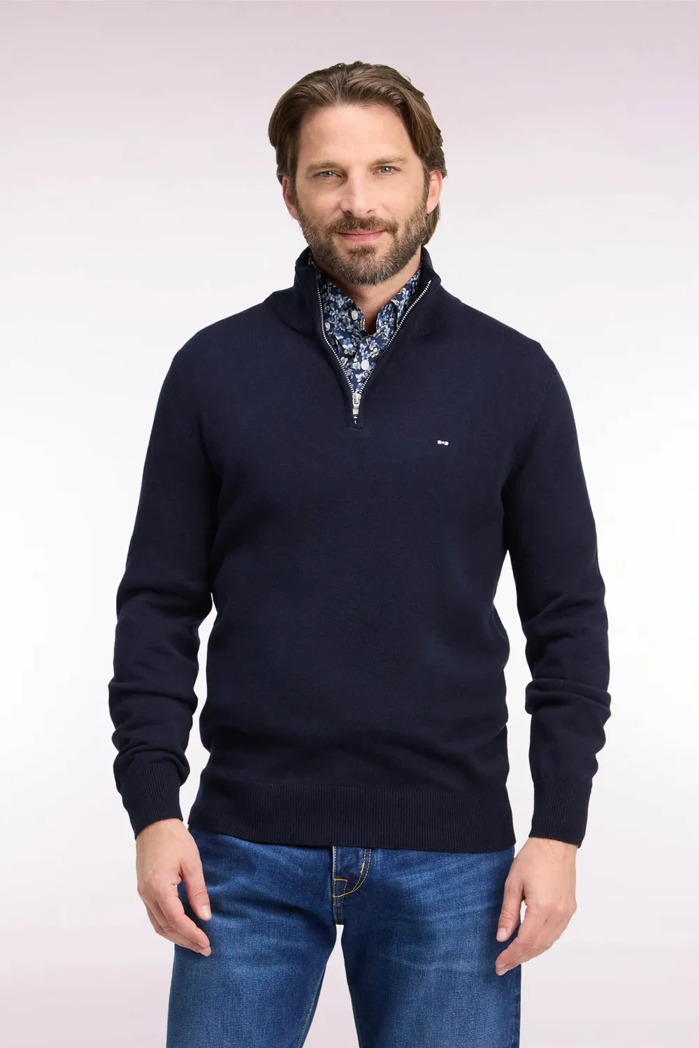 Eden Park pull col camionneur marine homme