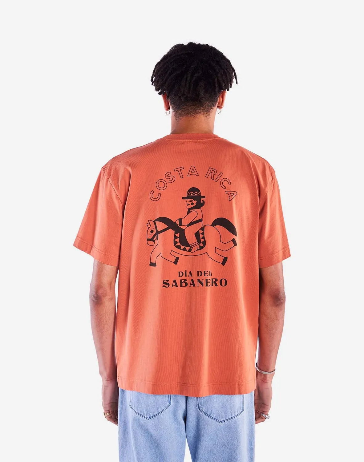 Olow Sabanero t-shirt ample mandarine