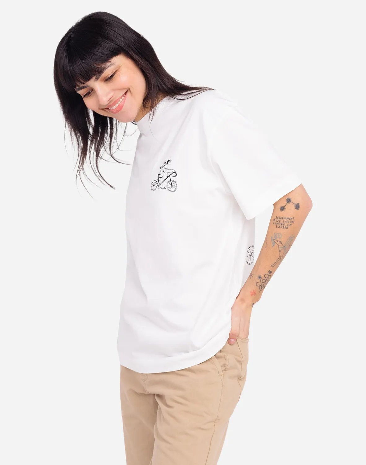 OLOW Citizen t-shirt écru coton bio ample