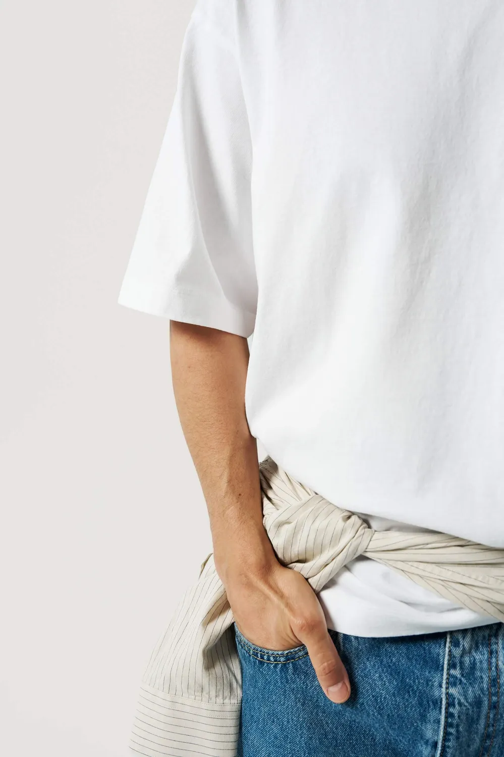 Loom Le t-shirt oversize coton épais vert pâle taille M