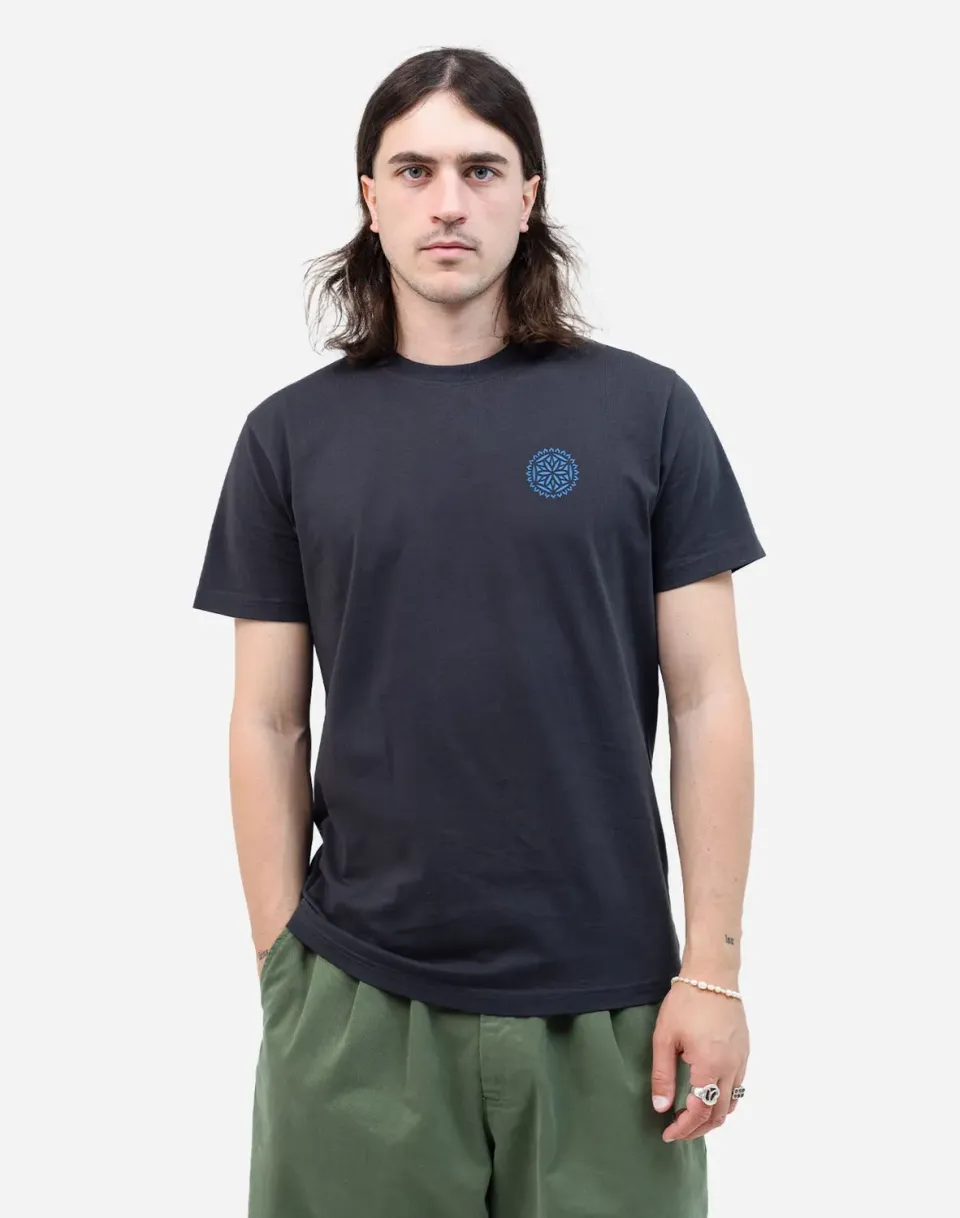 Olow Union t-shirt noir carbone coton bio