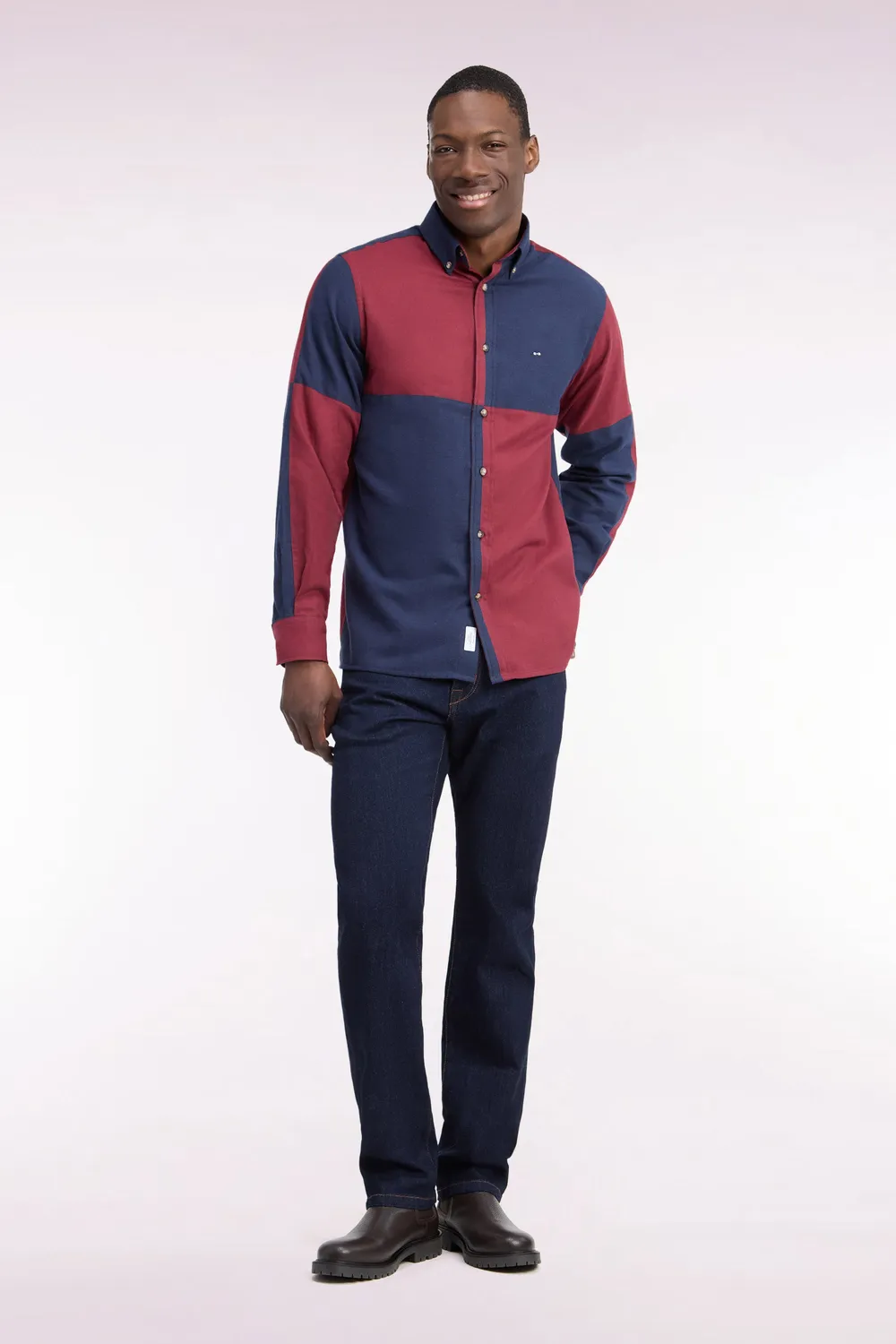 Eden Park jean bleu brut homme denim stretch regular