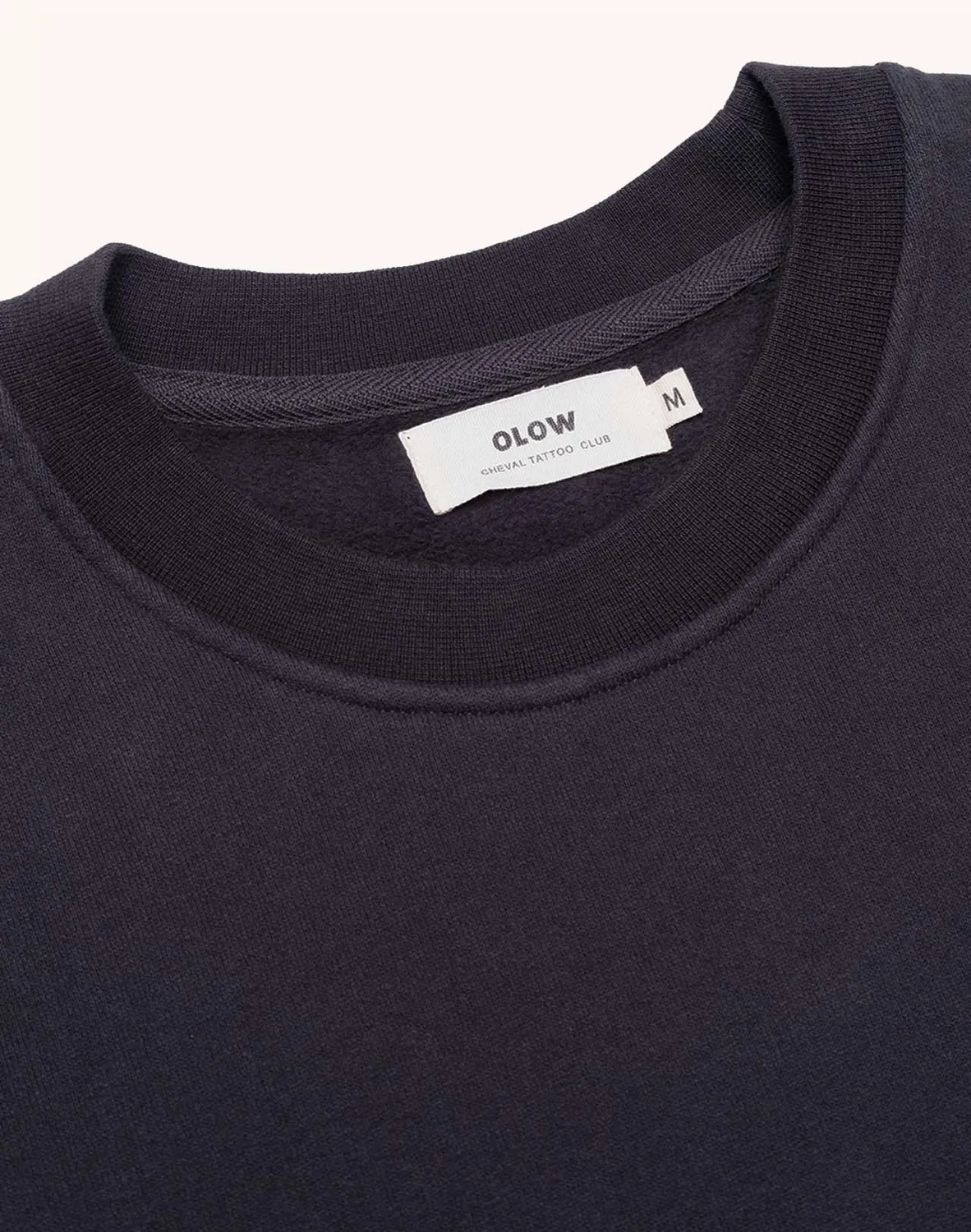 OLOW Wild sweat noir carbone coton bio