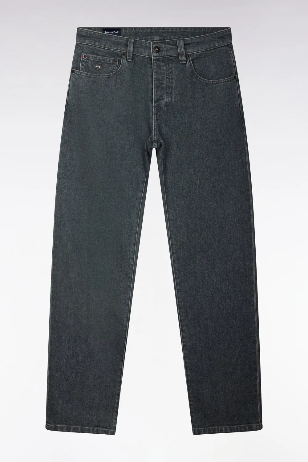 Eden Park One Wash jean homme gris regular stretch