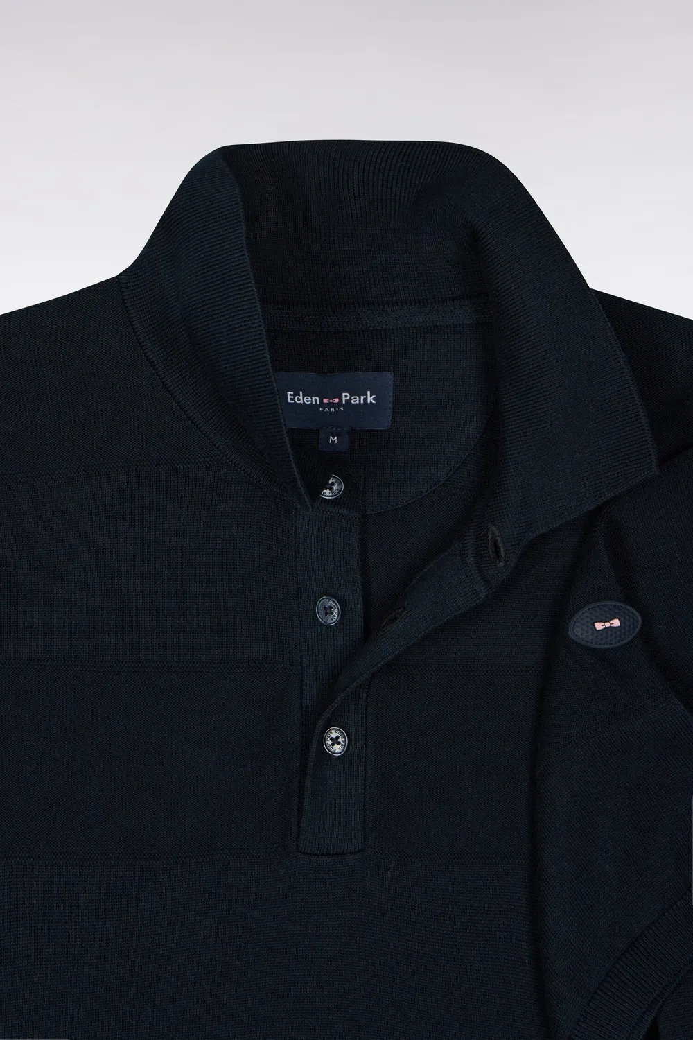 Eden Park Golf pull polo coton marine homme