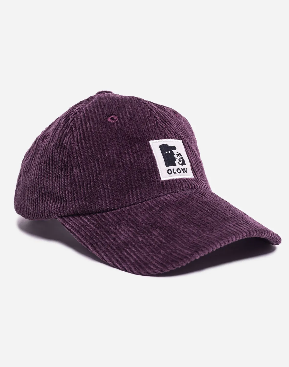 OLOW Stanton casquette six panels velours prune