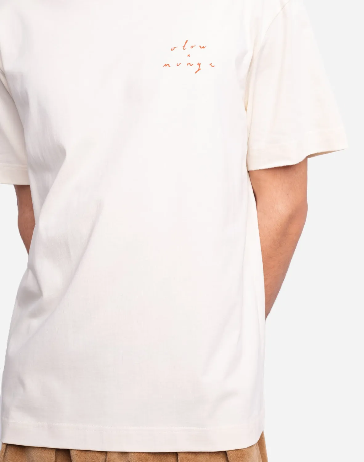OLOW Hiden t-shirt ample ivoire coton