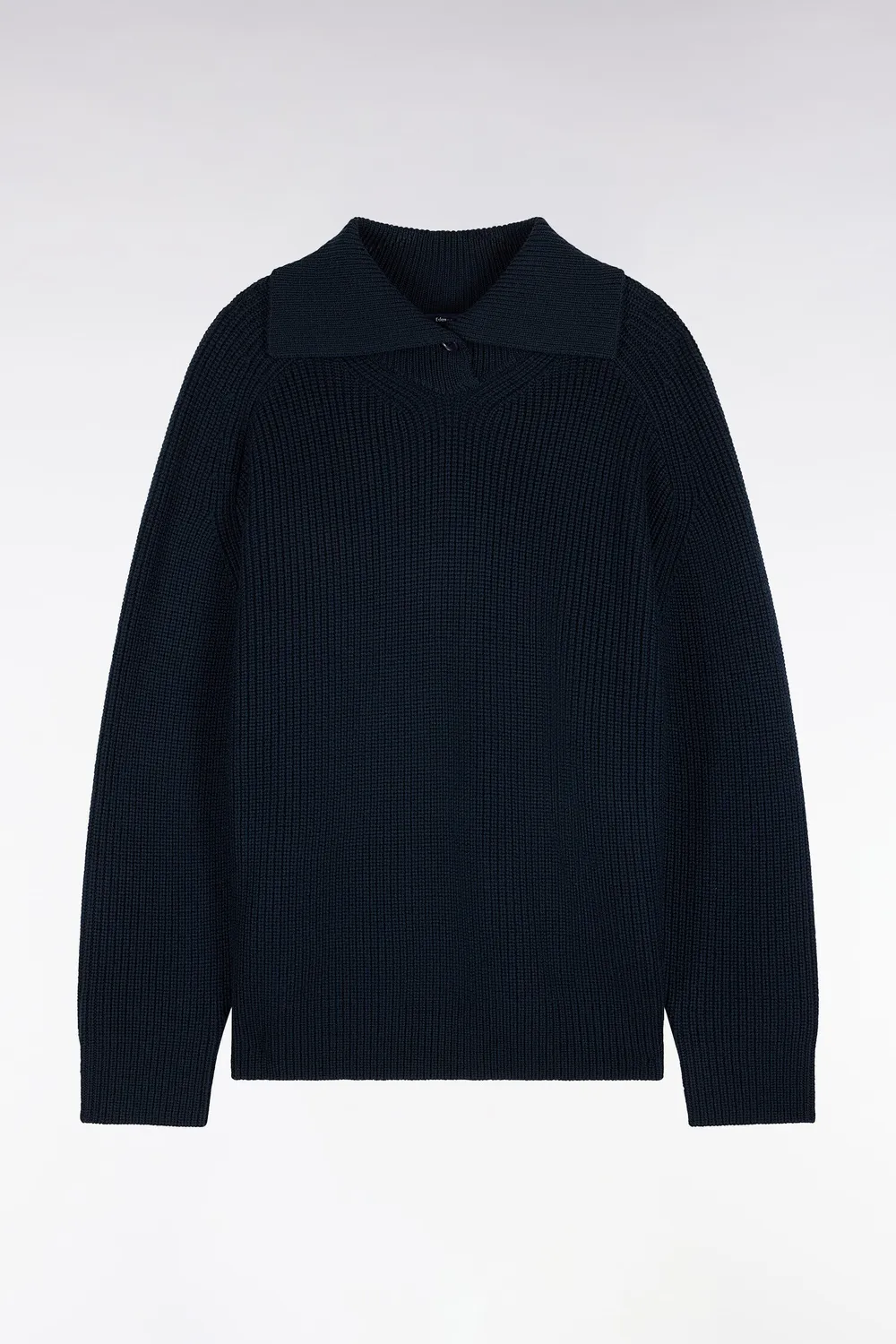 Eden Park Club Classique pull vareuse laine marine femme