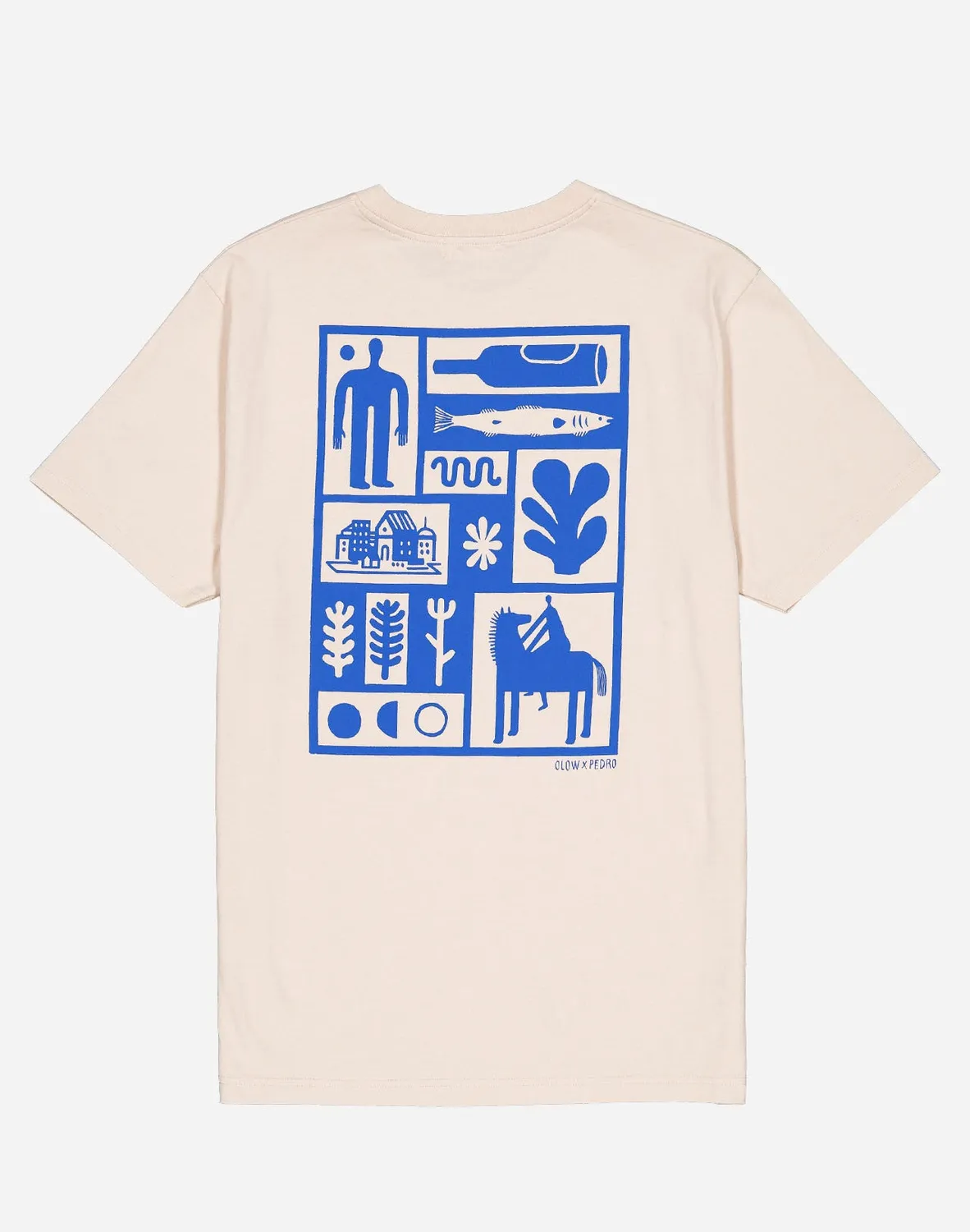 OLOW Essentials t-shirt homme crème coton bio