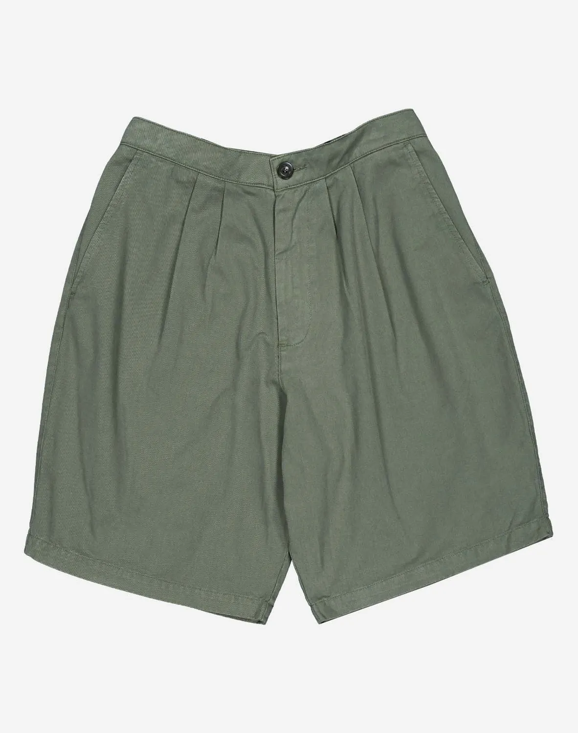 OLOW Handa short vert olive sergé coton