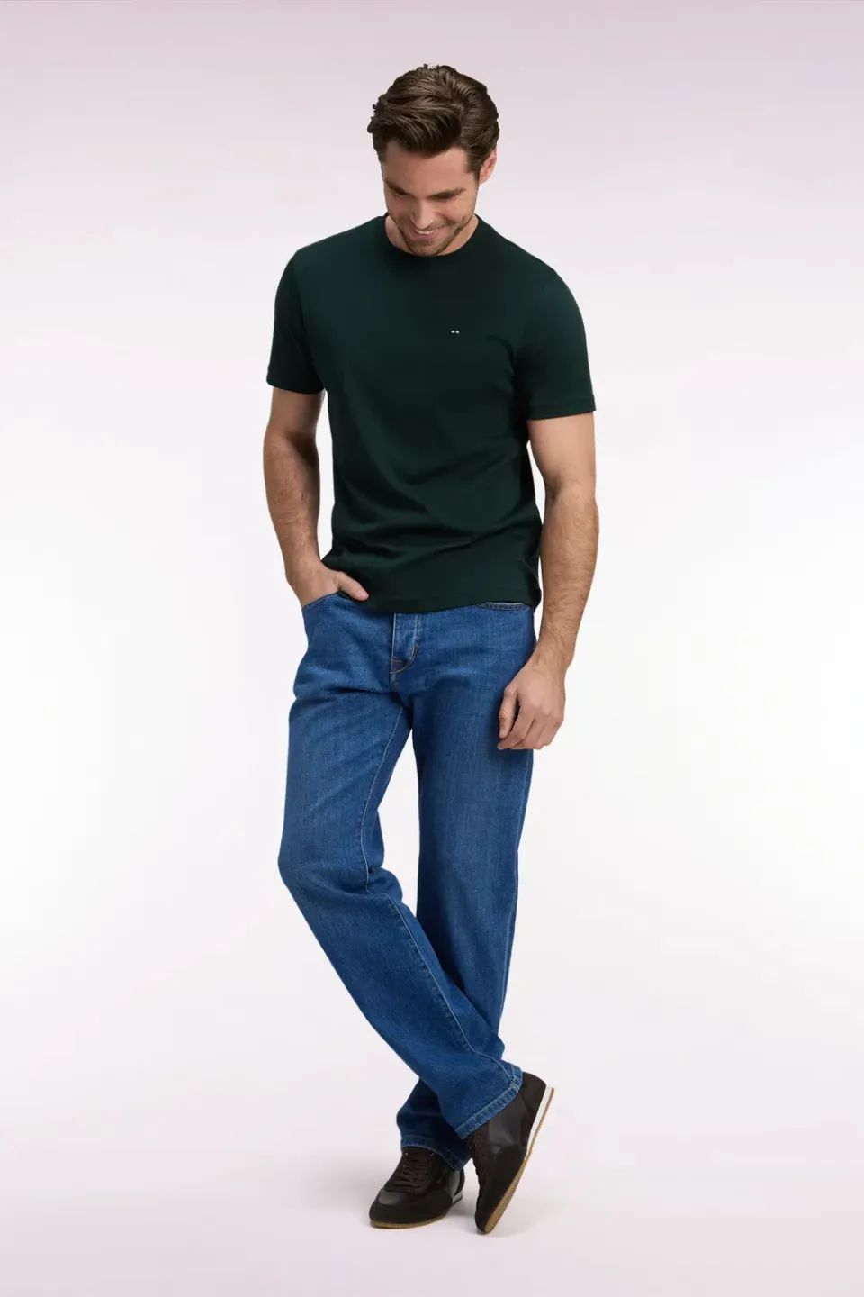 Eden Park jean denim stretch bleu coupe regular 33