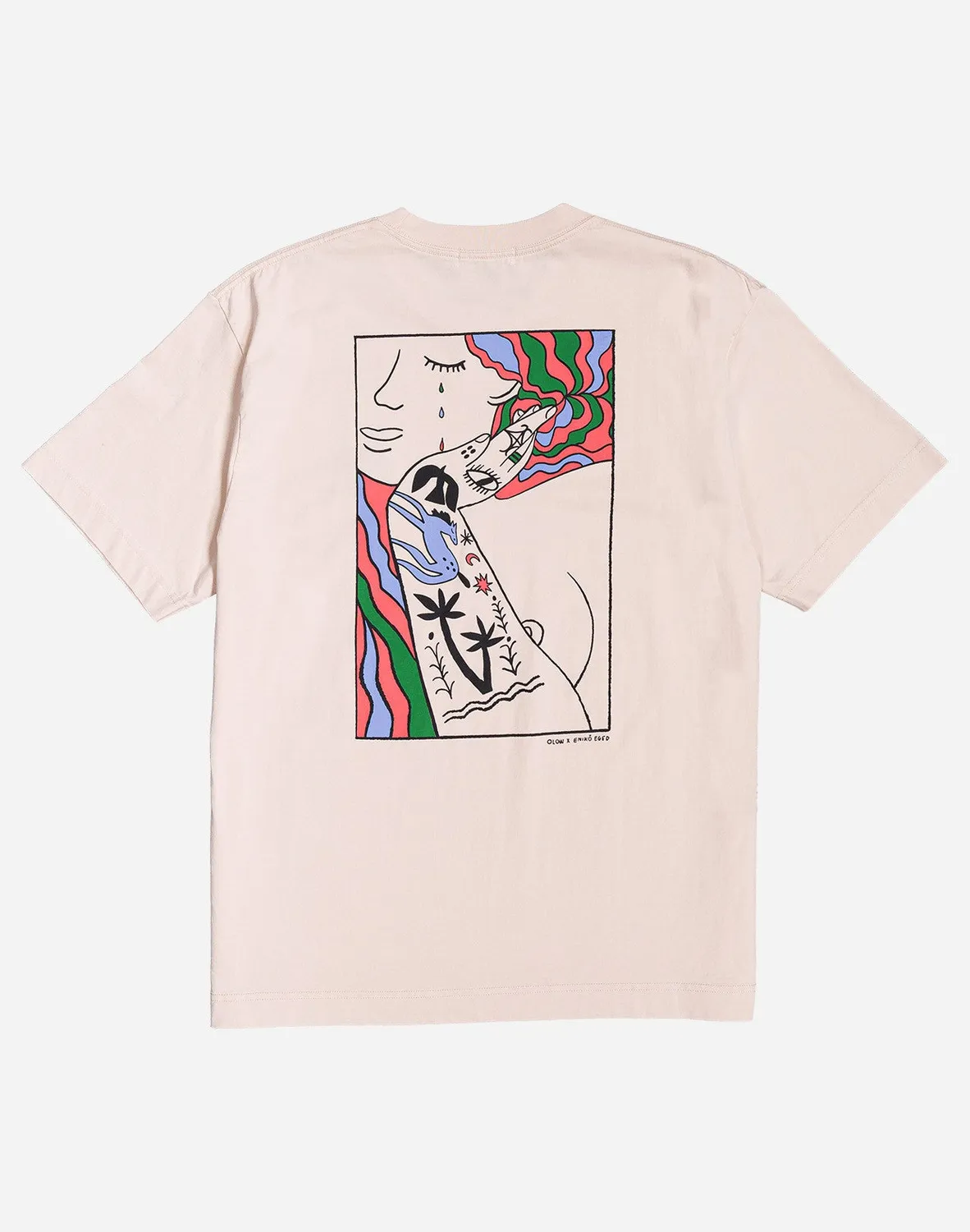 OLOW Remember t-shirt crème coupe ample