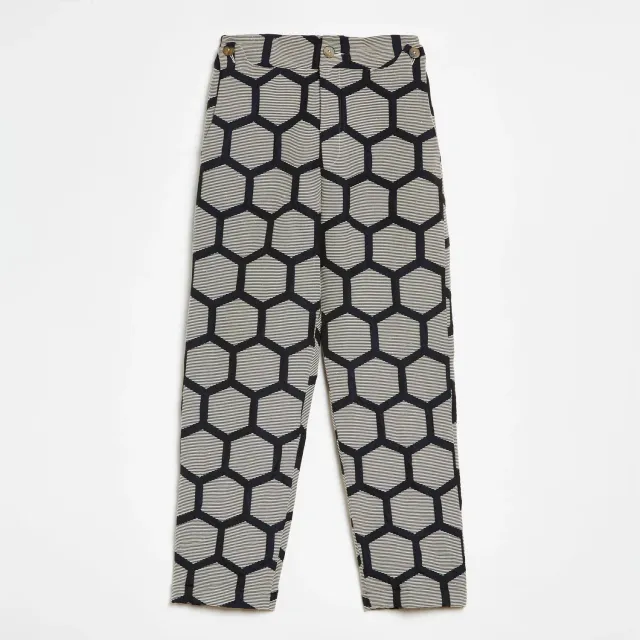 Labrum Hexagon pantalon homme blanc large prince