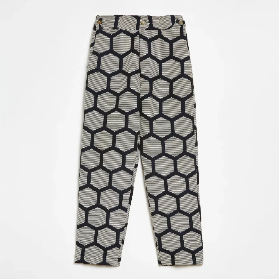 Labrum Hexagon pantalon homme blanc large prince