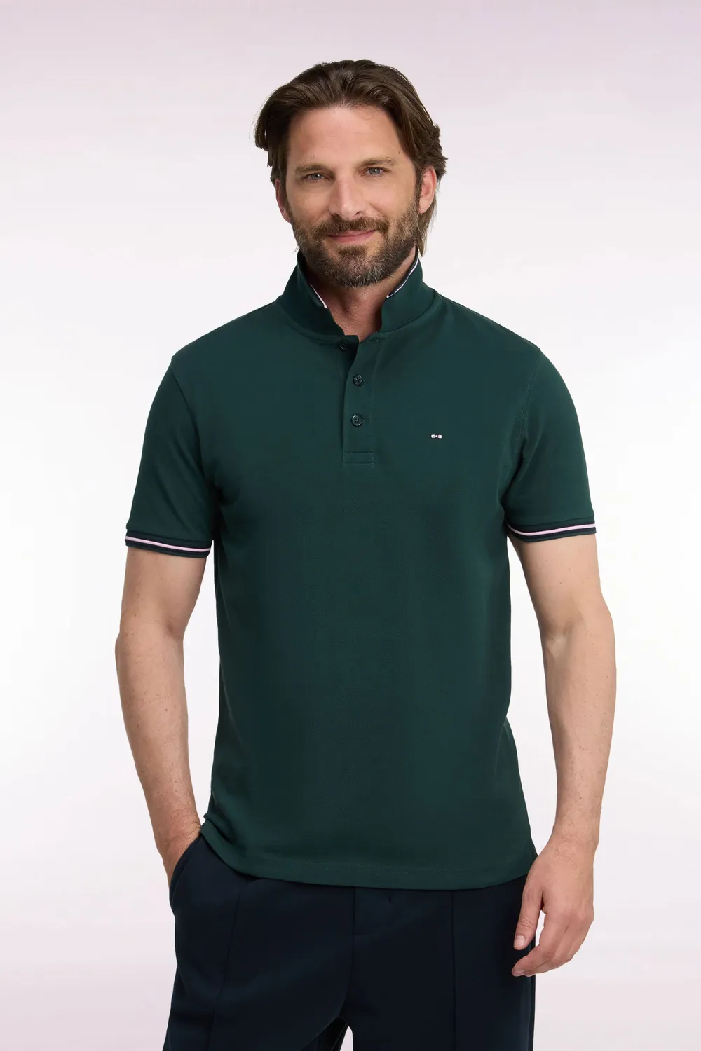 Eden Park Legend Rugby polo piqué vert foncé