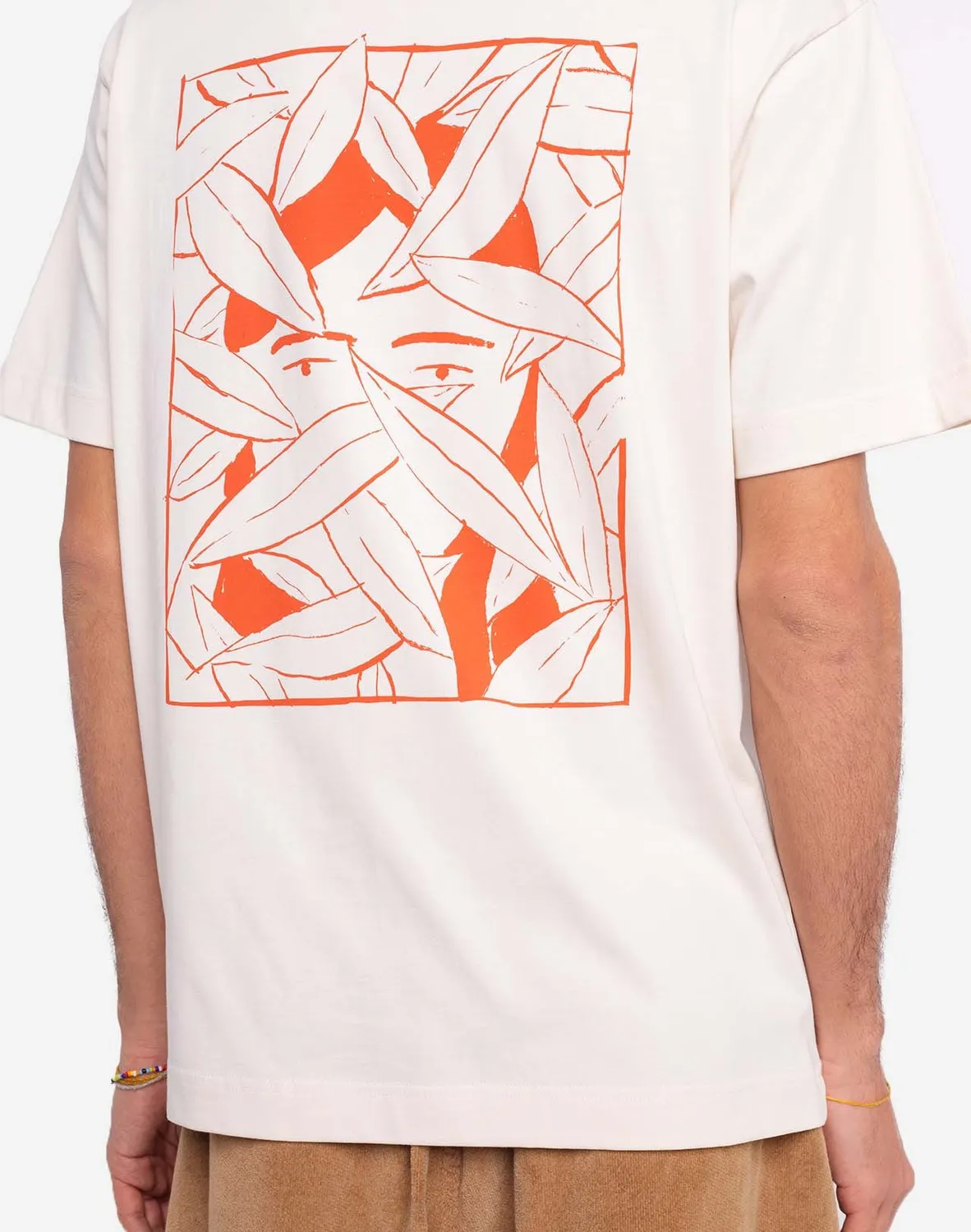 OLOW Hiden t-shirt ample ivoire coton
