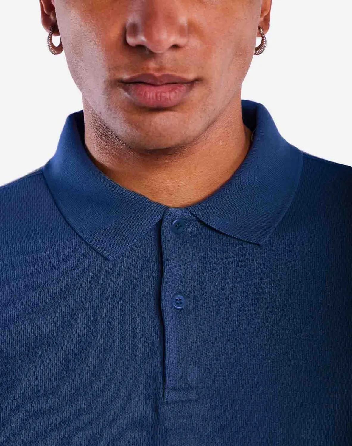 OLOW Fez polo homme bleu outremer coton