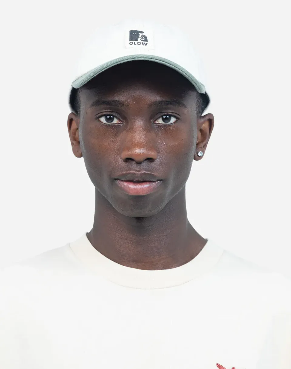 OLOW Stanton casquette écru six panneaux coton
