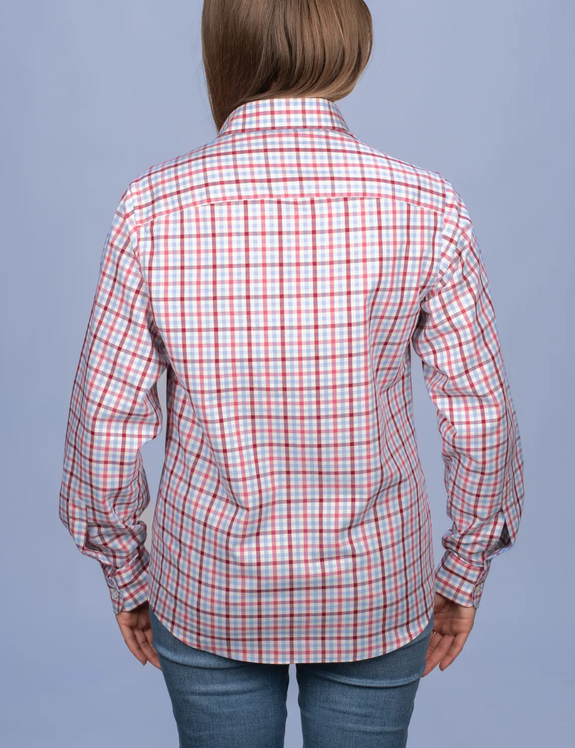 La Chemise Française Carreaux Rose chemisier femme flanelle