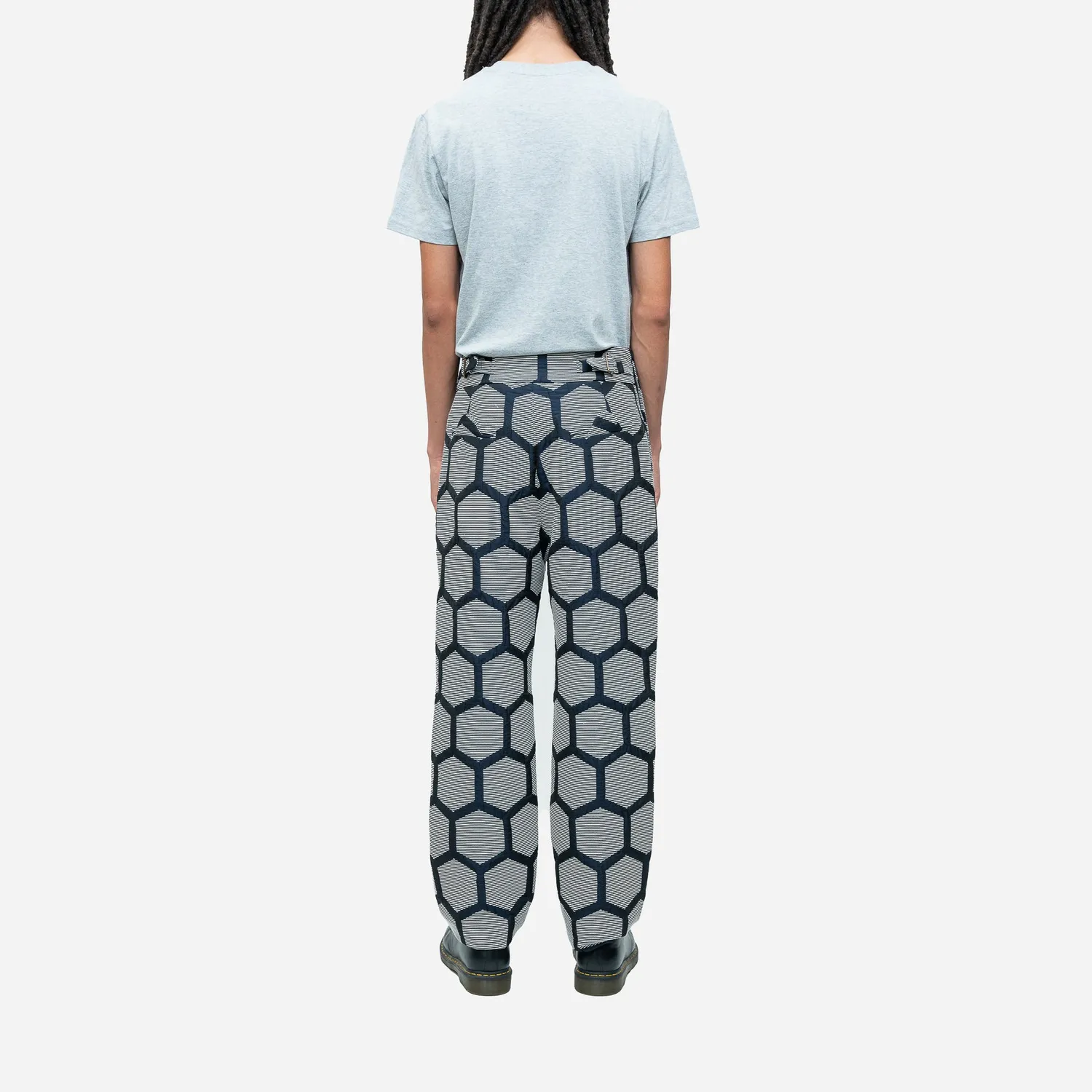 Labrum Hexagon pantalon homme blanc large prince