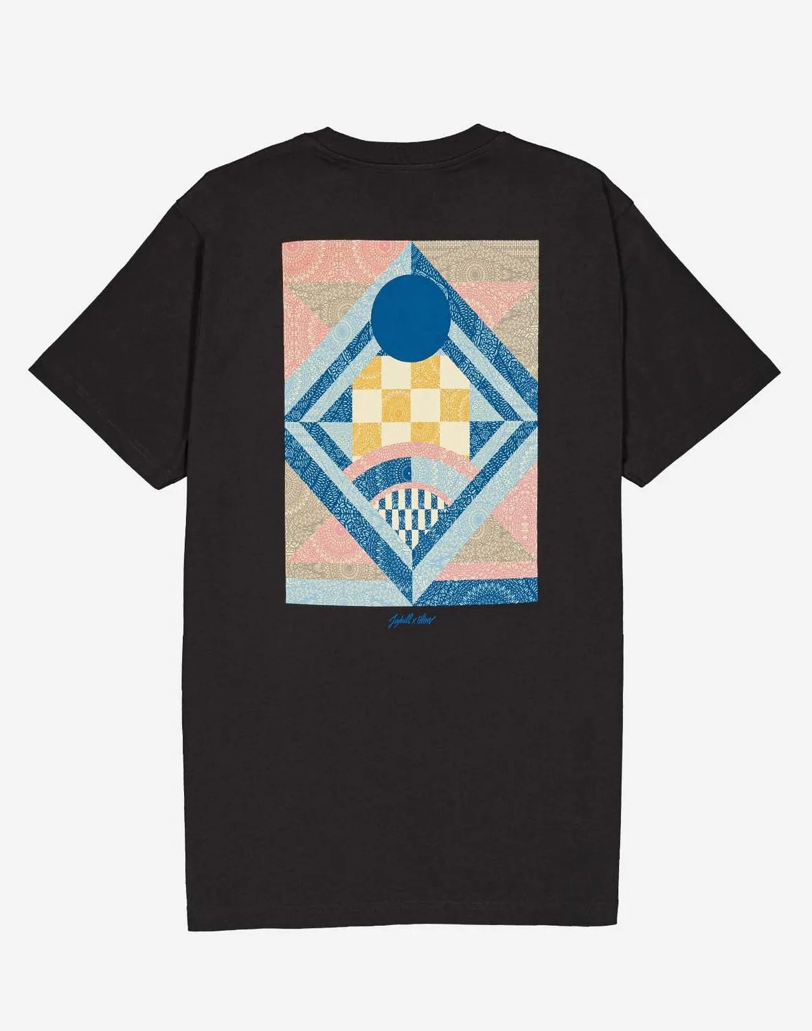 Olow Union t-shirt noir carbone coton bio