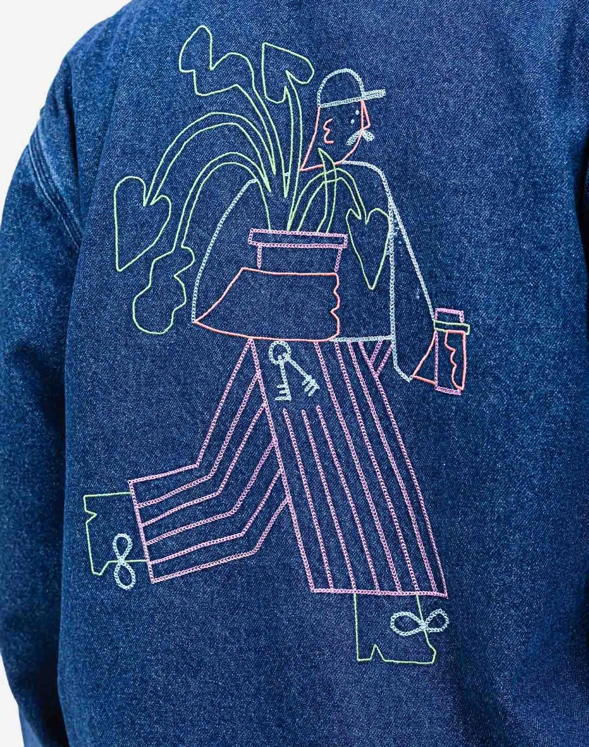 Olow Hekinan Market veste jean bleu coton bio