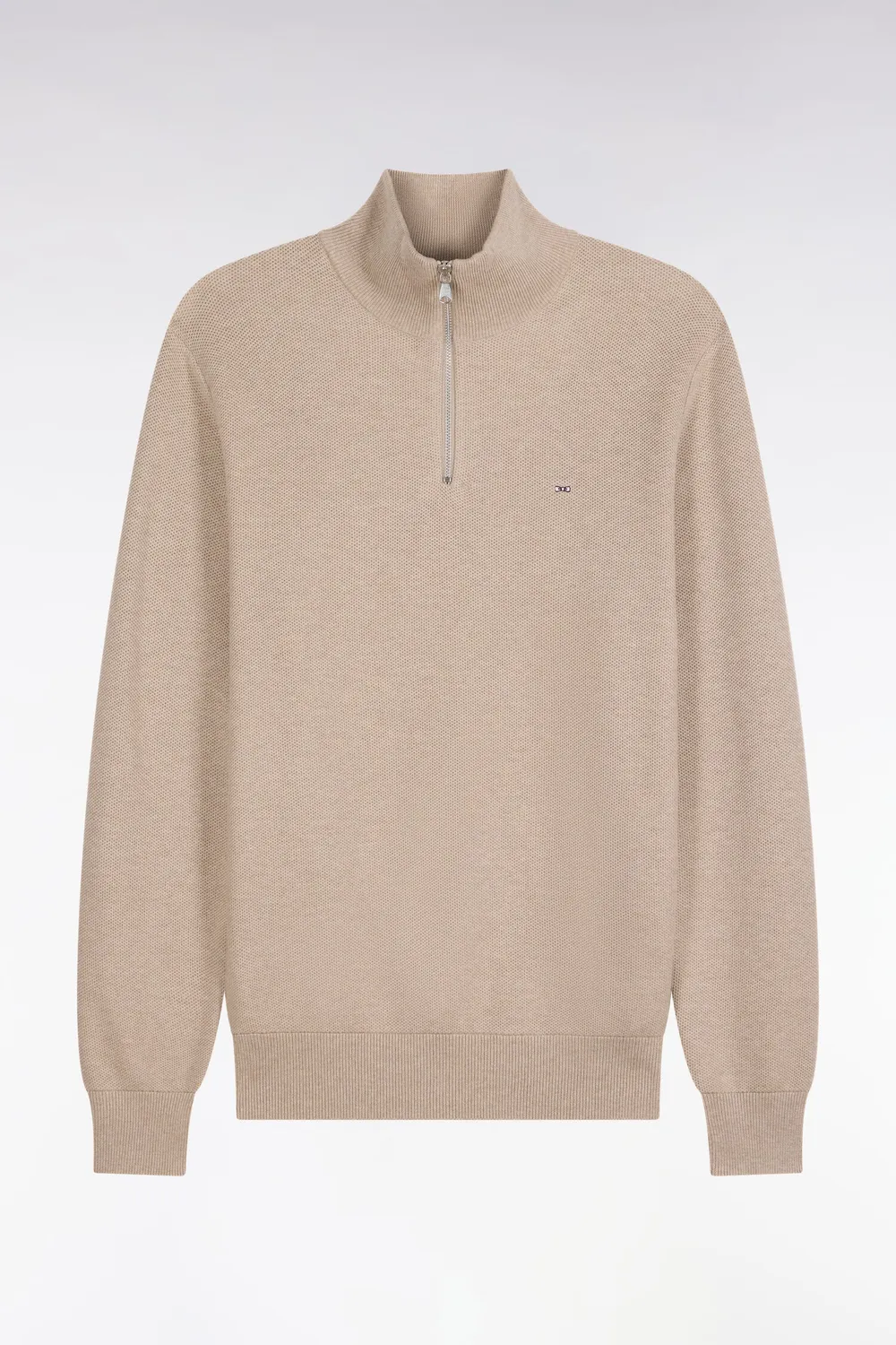 Eden Park pull col camionneur coton beige homme