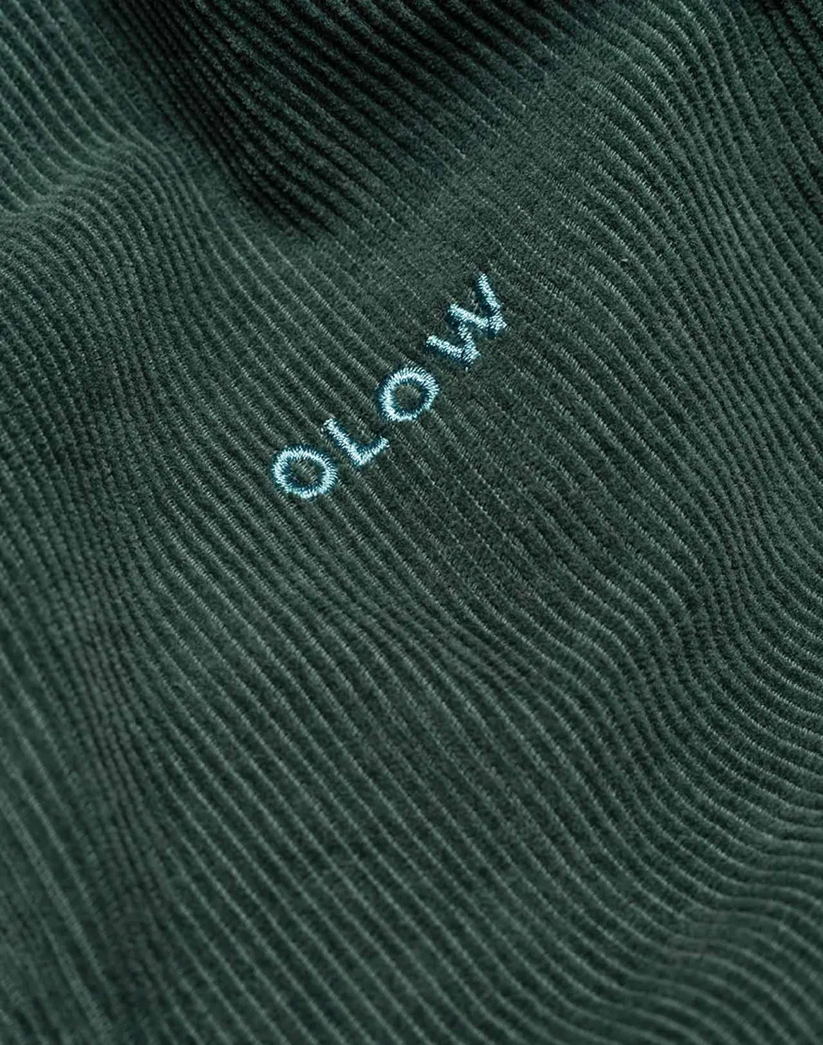 Olow Manso sweat vert mélèze velours