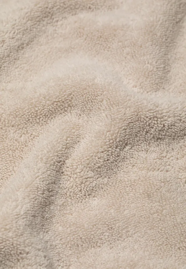 Loom serviette de bain serviette beige 50x100 moelleuse