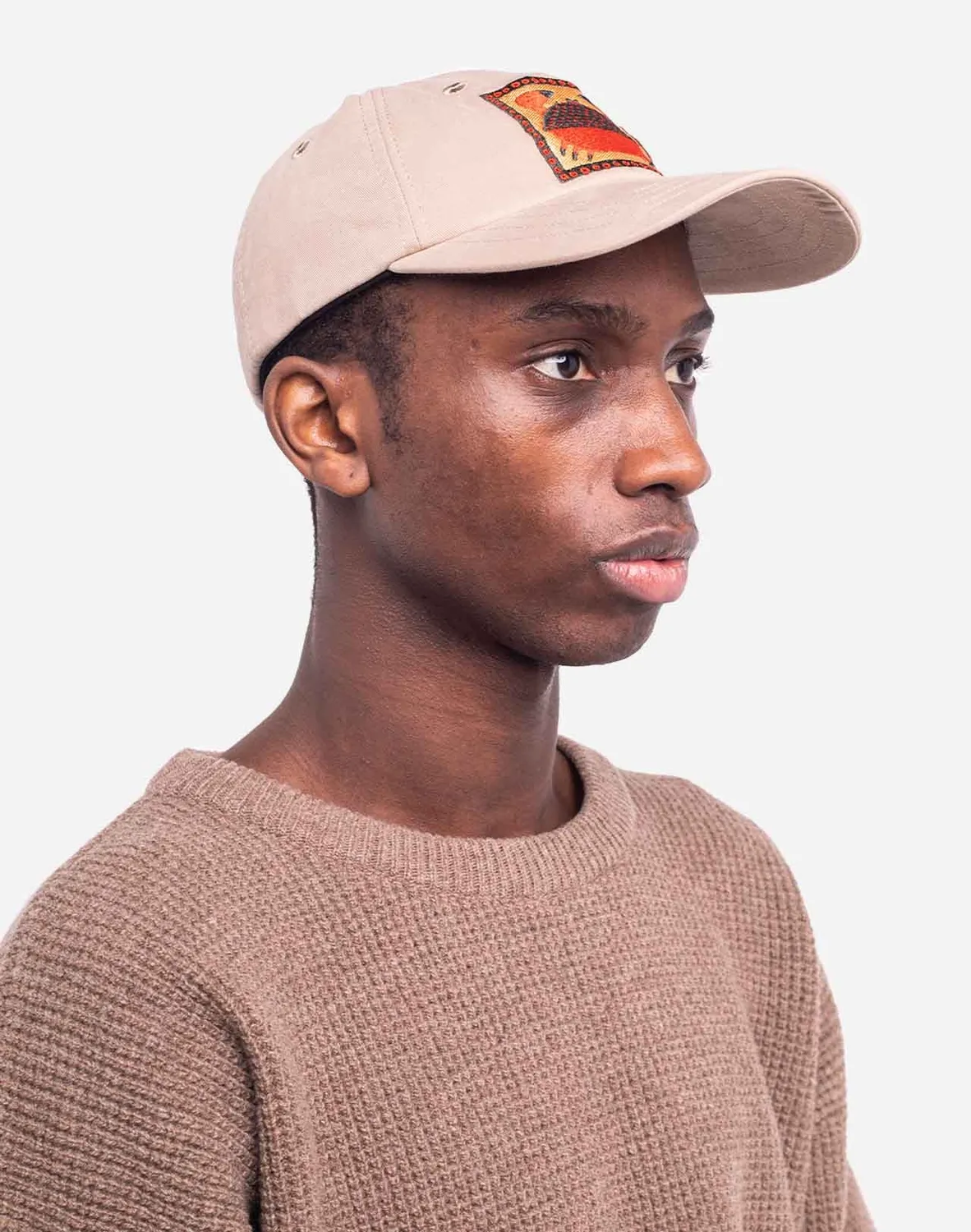 OLOW Tourteau casquette six panel beige coton