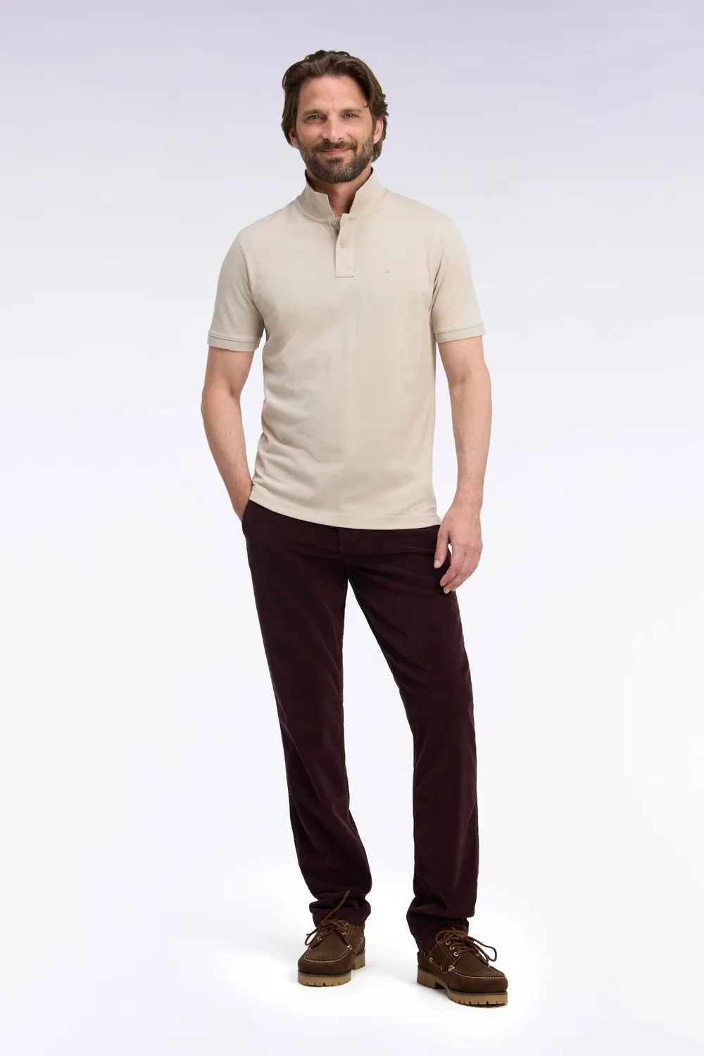 Eden Park Legend Rugby chino velours marron